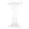 Adiroffice Clear Plexiglas Acrylic Floor Standing Desk Slanted Podium Lectern ADI661-02-MK - alternate 1
